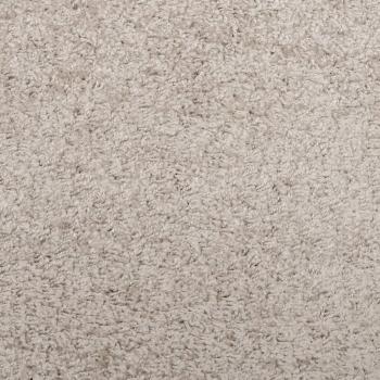 Shaggy-Teppich PAMPLONA Hochflor Modern Beige 120x170 cm