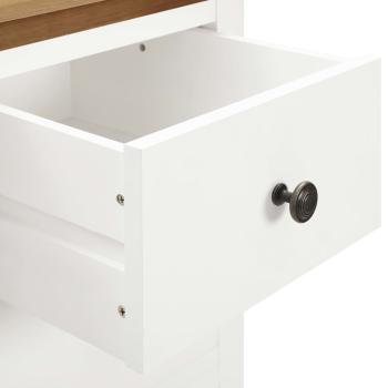 Kleiderschrank 76x52x105 cm Eiche Massivholz