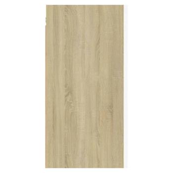 TV-Schränke 2 Stk. Weiß Sonoma-Eiche 30,5x30x60cm Holzwerkstoff
