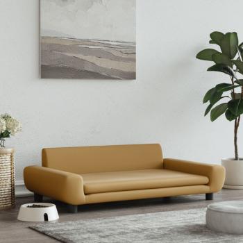 ARDEBO.de - Hundebett Braun 100x54x33 cm Samt