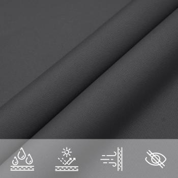 Sonnensegel Oxford-Gewebe Quadratisch 4x4 m Anthrazit