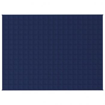 Gewichtsdecke Blau 150x200 cm 7 kg Stoff