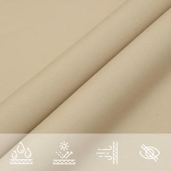 Sonnensegel Oxford-Gewebe Quadratisch 2,5x2,5 m Beige