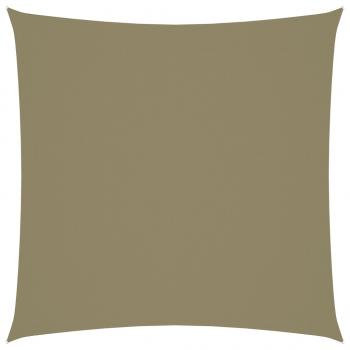Sonnensegel Oxford-Gewebe Quadratisch 2,5x2,5 m Beige