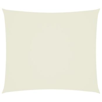 Sonnensegel Oxford-Gewebe Rechteckig 2,5x3 m Creme