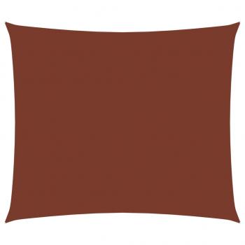 Sonnensegel Oxford-Gewebe Rechteckig 3x4 m Terrakotta-Rot