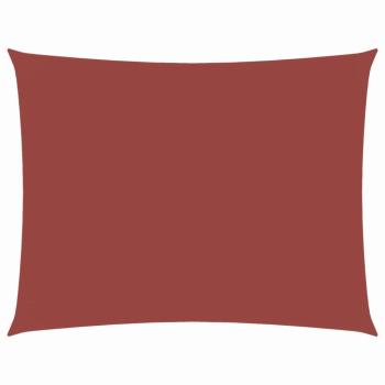 Sonnensegel Oxford-Gewebe Rechteckig 3x4 m Terrakotta-Rot