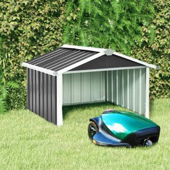 ARDEBO.de - Rasenmäher Garage 92x97x63 cm Verzinkter Stahl Anthrazit   