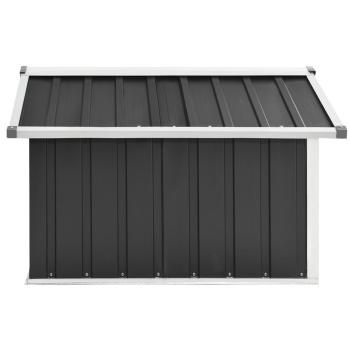 Rasenmäher Garage 92x97x63 cm Verzinkter Stahl Anthrazit   