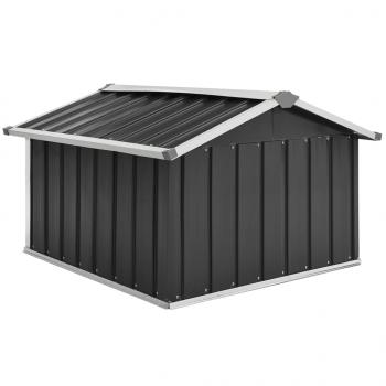 Rasenmäher Garage 92x97x63 cm Verzinkter Stahl Anthrazit   