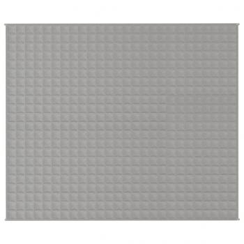 Gewichtsdecke Grau 220x260 cm 15 kg Stoff
