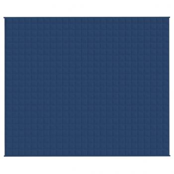 Gewichtsdecke Blau 220x260 cm 11 kg Stoff