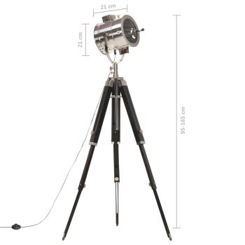 Stativlampe Mango Massivholz 165 cm