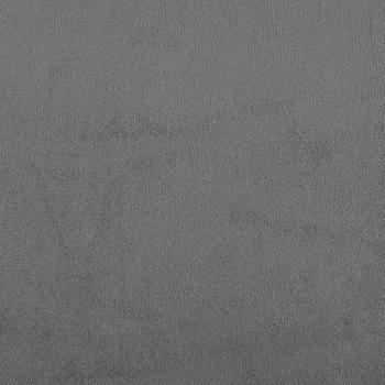 2-tlg. Sofagarnitur mit Kissen Dunkelgrau Mikrofasergewebe