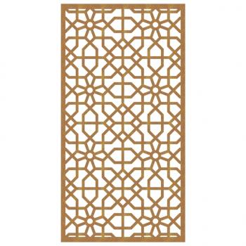 Garten-Wanddeko 105x55 cm Cortenstahl Maurisches Design