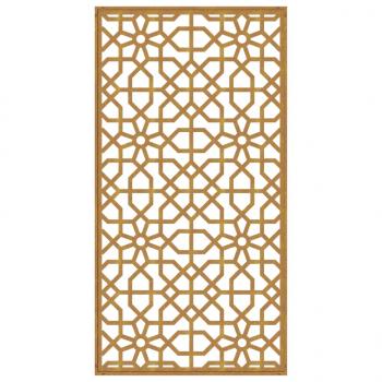 Garten-Wanddeko 105x55 cm Cortenstahl Maurisches Design