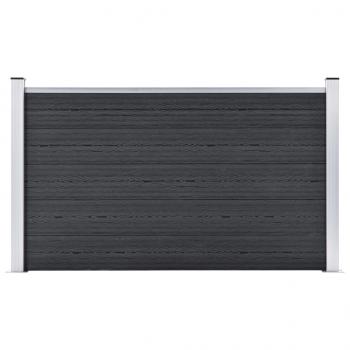 Gartenzaun WPC 699x106 cm Grau