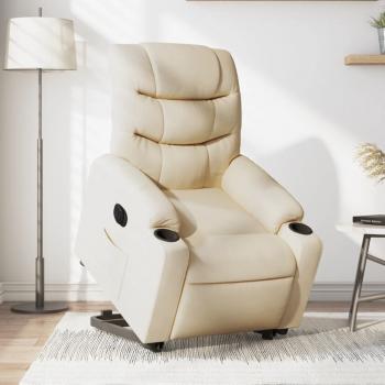 ARDEBO.de - Relaxsessel mit Aufstehhilfe Elektrisch Creme Stoff