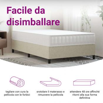 Matratze Taschenfederkern Mittelfest 140x190 cm