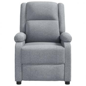 ARDEBO.de - Massagesessel Hellgrau Stoff