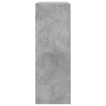 Schuhschrank Betongrau 80x34x96,5 cm Holzwerkstoff