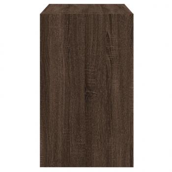 Schuhschrank Braun Eichen-Optik 80x42x69 cm Holzwerkstoff