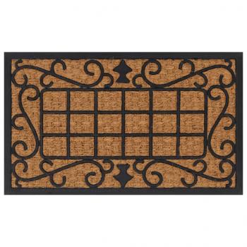 ARDEBO.de - Fußmatte Rechteckig 45x75 cm Gummi und Kokosfaser