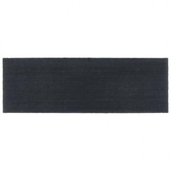 ARDEBO.de - Fußmatte Dunkelgrau 100x300 cm Kokosfaser Getuftet