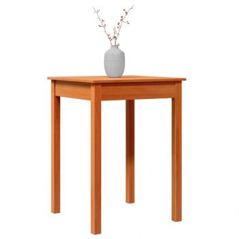 Esstisch Wachsbraun 55x55x75 cm Massivholz Kiefer