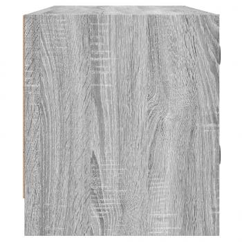 TV-Schrank mit Glastüren Grau Sonoma 102x37x42 cm