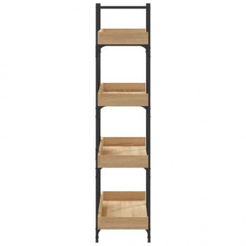 Bücherregal 4 Böden Sonoma-Eiche 100x33x145,5 cm Holzwerkstoff