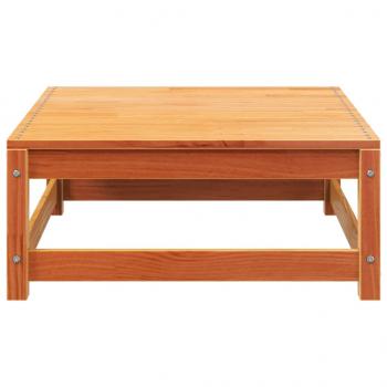 Garten-Ecksofa mit Kissen und Hocker