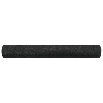 Zaunblende Schwarz 2x25 m HDPE 75 g/m² 