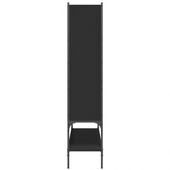 Bücherregal Schwarz 102x30x141,5 cm Holzwerkstoff