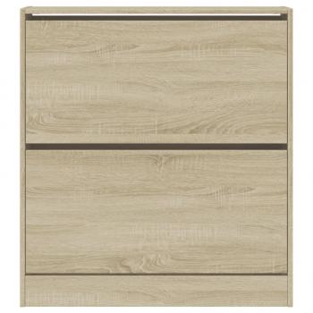 Schuhschrank Sonoma-Eiche 80x21x87,5 cm Holzwerkstoff