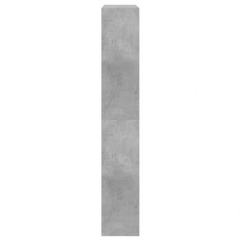 Schuhschrank Betongrau 80x21x125,5 cm Holzwerkstoff