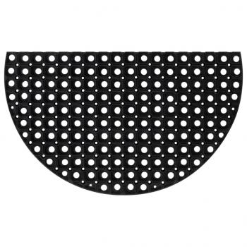ARDEBO.de - Fußmatte Halbrund 45x75 cm Gummi