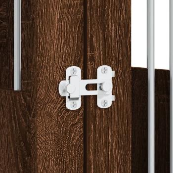 Hundekäfig im Möbelstil Braun Eichen-Optik 55x75x65 cm