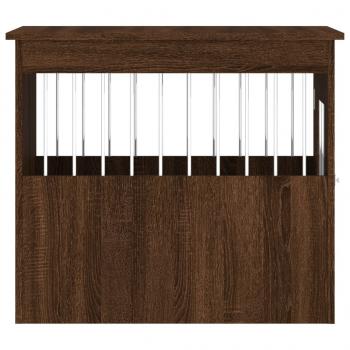 Hundekäfig im Möbelstil Braun Eichen-Optik 55x75x65 cm