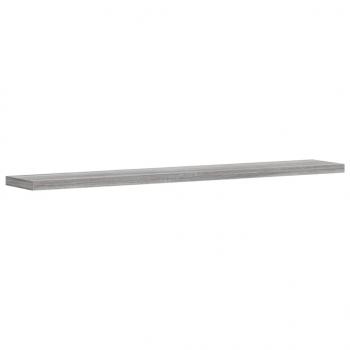 Wandregale 4 Stk. Grau Sonoma 60x10x1,5 cm Holzwerkstoff