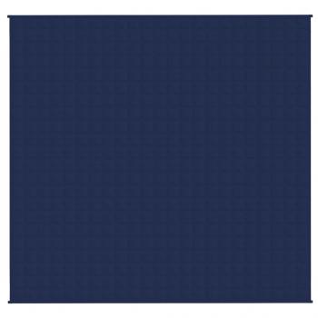 Gewichtsdecke Blau 220x235 cm 15 kg Stoff