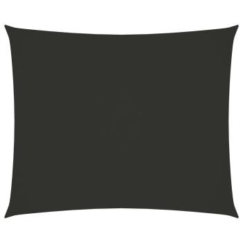 Sonnensegel Oxford-Gewebe Rechteckig 3x4 m Anthrazit