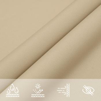 Sonnensegel Oxford-Gewebe Quadratisch 3x3 m Beige
