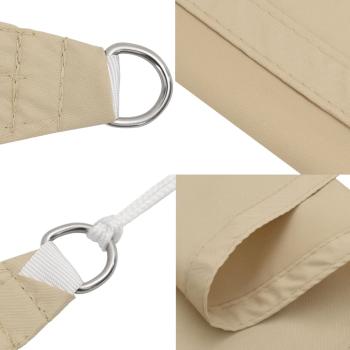 Sonnensegel Oxford-Gewebe Quadratisch 3x3 m Beige