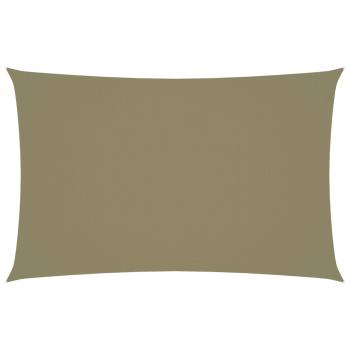 Sonnensegel Oxford-Gewebe Rechteckig 2,5x5 m Beige