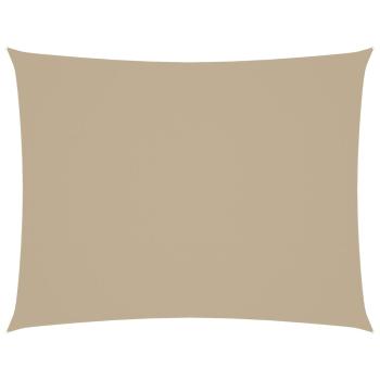 Sonnensegel Oxford-Gewebe Rechteckig 4x5 m Beige