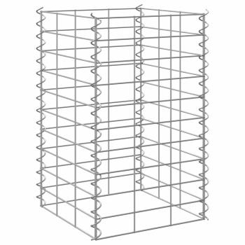Gabionen-Hochbeete 3 Stk. 30x30x50 cm Eisen