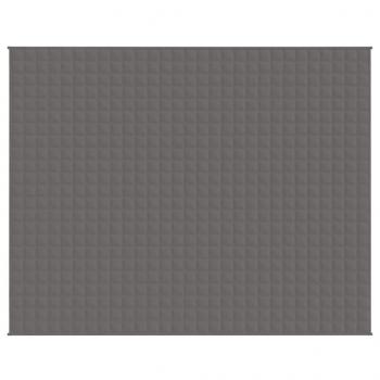 Gewichtsdecke Grau 235x290 cm 15 kg Stoff