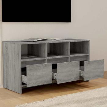TV-Schrank Grau Sonoma 102x37,5x52,5 cm Holzwerkstoff
