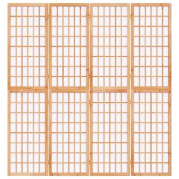 4-tlg. Paravent Japanischer Stil Faltbar 160x170 cm
